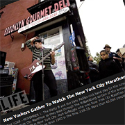 New Yorkers Gather To Watch The New York City Marathon